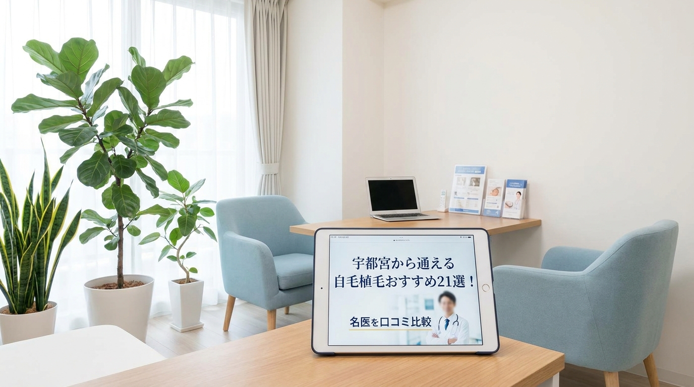 宇都宮から通える自毛植毛おすすめ21選！名医を口コミ比較