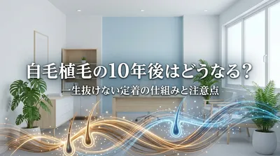 自毛植毛の10年後はどうなる？一生抜けない定着の仕組みと注意点